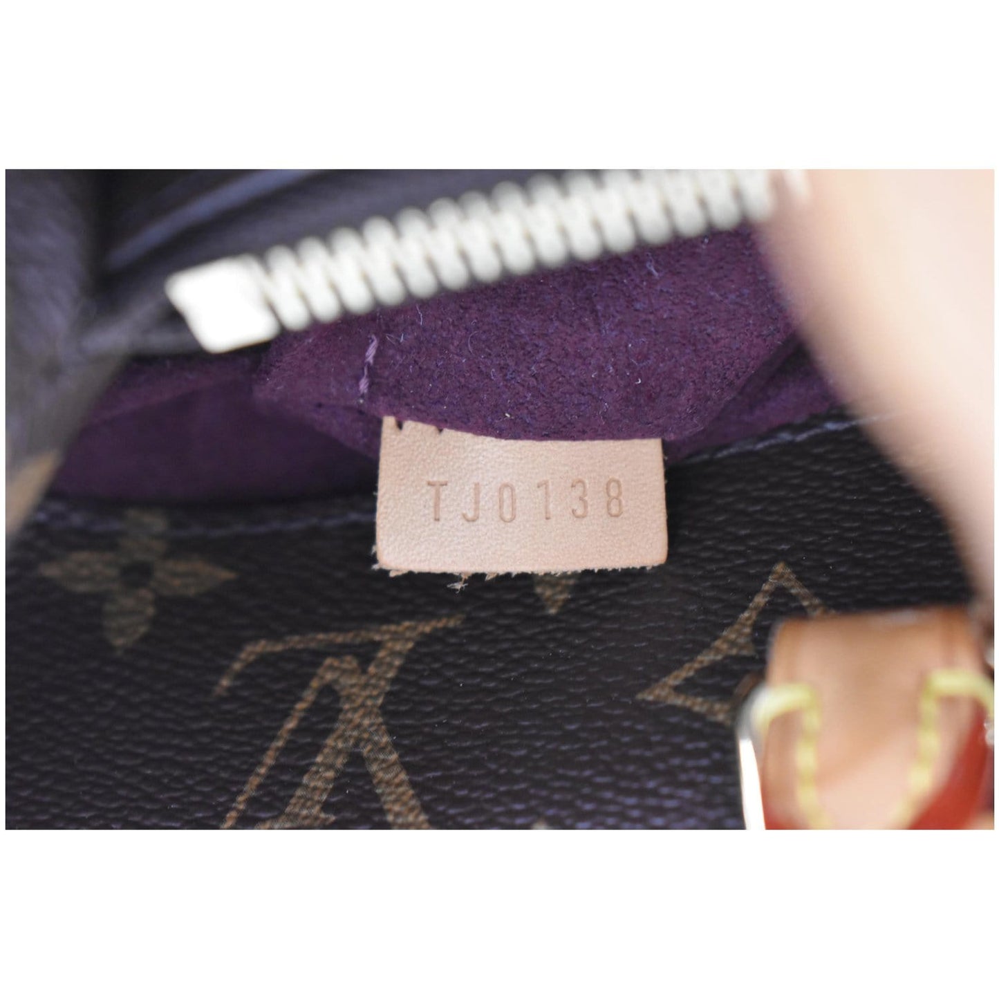 LOUIS VUITTON Montaigne GM Monogram Canvas Shoulder Bag Brown