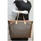 LOUIS VUITTON Neverfull GM Monogram Canvas Tote Shoulder Bag Fuchsia