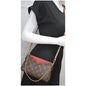 LOUIS VUITTON Pallas Monogram Canvas Clutch Crossbody Bag Cherry