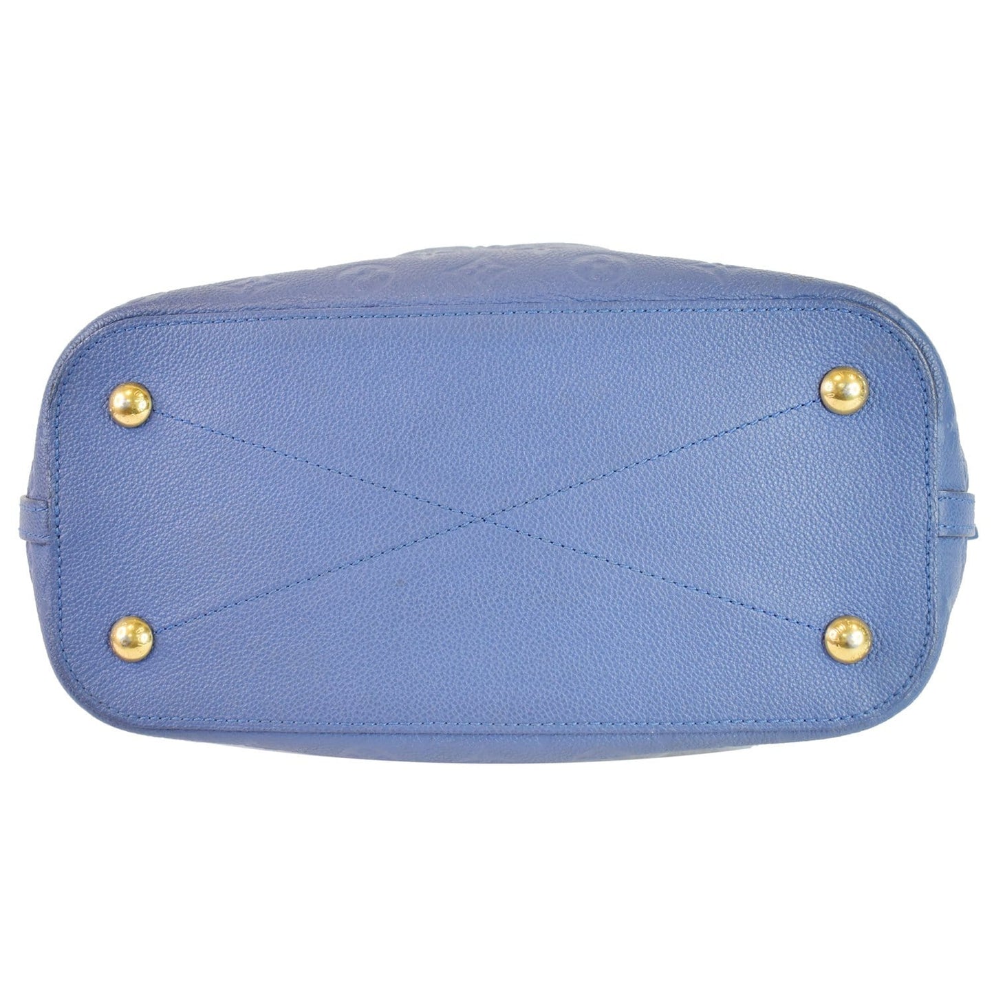 LOUIS VUITTON Mazarine MM Monogram Empreinte Shoulder Bag Blue