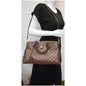 LOUIS VUITTON Normandy Damier Ebene Shoulder Bag Brown