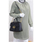 GUCCI GG Marmont Small Top Handle Shoulder Bag Black 498110