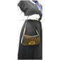 CHRISTIAN DIOR Maris Pearl Patent Monogram Shoulder Bag Black