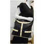 CHANEL Girl Large Lambskin Shoulder Bag Beige/Black