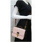 LOUIS VUITTON Cherrywood BB Patent Leather Shoulder Bag Rose Ballerine