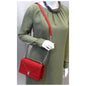 CHRISTIAN DIOR Diorama Flap Red Grained Leather Small Shoulder Bag