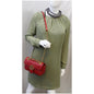 GUCCI GG Marmont Mini Leather Shoulder Crossbody Bag Red 446744