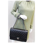 CHANEL Classic Maxi Jumbo Double Flap Caviar Leather Shoulder Bag