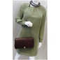Chanel Clutch With Chain Quilted Flap Lambskin Shoulder Bag Burgundy