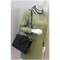 YVES SAINT LAURENT Envelope Large Matelasse Embossed Leather Shoulder Bag Black
