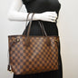 LOUIS VUITTON Neverfull PM Damier Ebene Shoulder Bag Brown