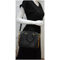 LOUIS VUITTON Speedy 25 Wild At Heart Leather Shoulder Bag Black
