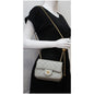 CHANEL CC Pearl Crush Mini Flap Quilted Lambskin Leather Shoulder Bag Light Grey