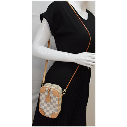 LOUIS VUITTON NeoKapi Damier Azur Shoulder Bag White