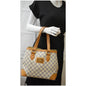LOUIS VUITTON  Hampstead PM Damier Azur Shoulder Bag White