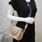 LOUIS VUITTON Lockme Tender Grained Calfskin Leather Shoulder Bag Greige