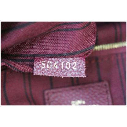 LOUIS VUITTON Speedy 25 Bandouliere Empreinte Leather Shoulder Bag Mulberry
