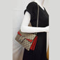 GUCCI Dionysus Small GG Supreme Canvas Shoulder Bag Beige 400249