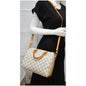 LOUIS VUITTON Speedy 25 Bandouliere Damier Azur Shoulder Bag White