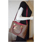 LOUIS VUITTON LV Riverside Damier Ebene Shoulder Bag Red