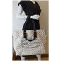 LOUIS VUITTON Beach Cabas GM Damier Azur Shoulder Bag White