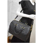 LOUIS VUITTON Speedy 30 Bandouliere Monogram Empreinte Leather Shoulder Bag Black