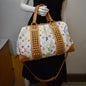 LOUIS VUITTON Courtney GM Monogram Canvas Shoulder Bag White