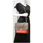 LOUIS VUITTON Marignan Monogram Canvas Shoulder Bag Coquelicot