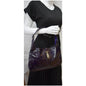 GUCCI Jackie Patent Leather Shoulder Bag Dark Purple 001-3306
