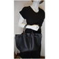 LOUIS VUITTON Girolata Monogram Mahina Leather Shoulder Bag Black