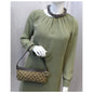 GUCCI Interlocking G Pochette GG Canvas Shoulder Bag Beige