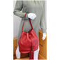 GUCCI Lady Tassel Bucket Leather Shoulder Bag Red 354472