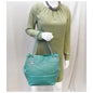 CHANEL Calfskin Perforated Up In The Air North South Tote Shoulder Bag