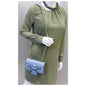 GUCCI Emily Mini Micro GG Guccissima Leather Shoulder Bag Light Blue
