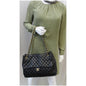 CHANEL Large Shopping Flap Shoulder Bag Black