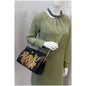 GUCCI Ophidia Dragon Embroidered Suede Leather Shoulder Bag Blue