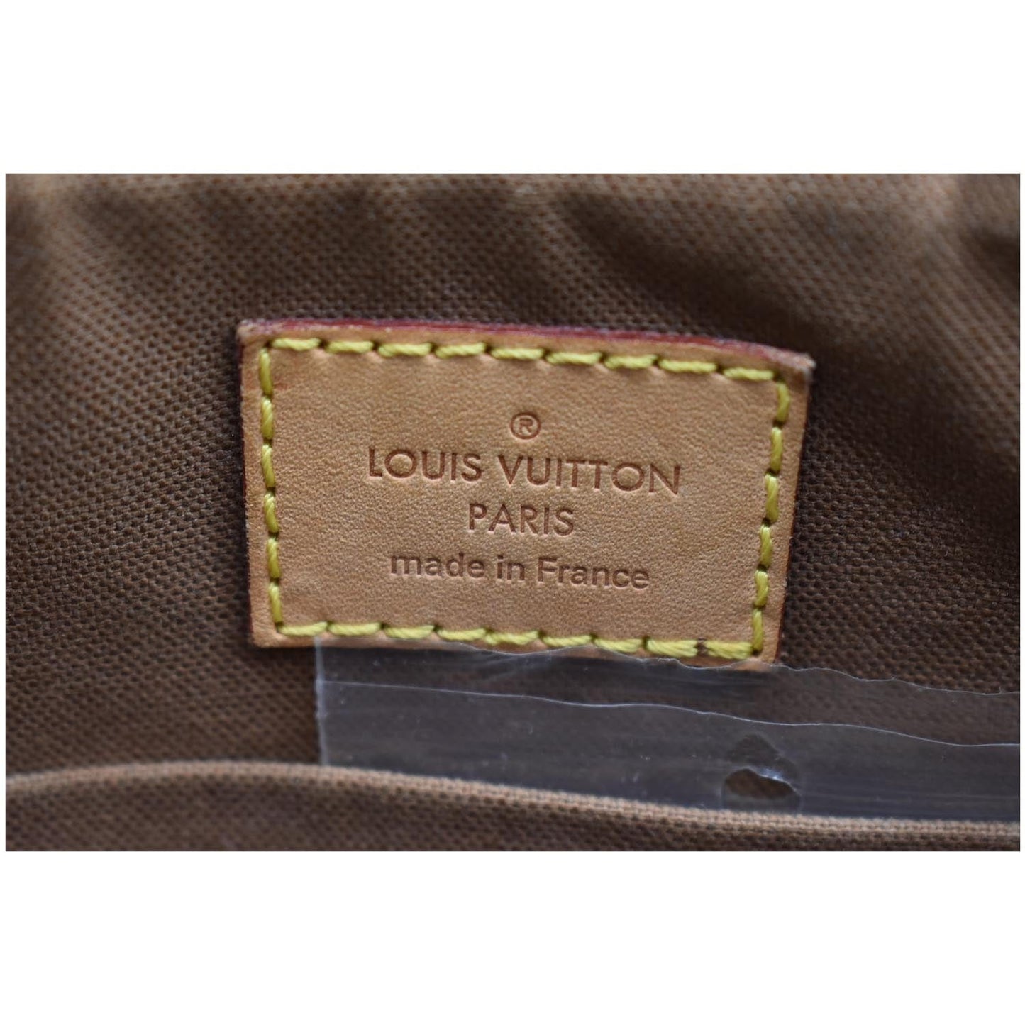 LOUIS VUITTON Tulum GM Monogram Canvas Shoulder Bag Brown