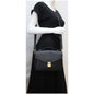 LOUIS VUITTON Metis Pochette Empreinte Leather Shoulder Bag Black