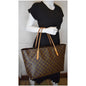 LOUIS VUITTON Raspail MM Monogram Canvas Shoulder Bag Brown