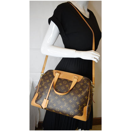 LOUIS VUITTON Retiro NM Monogram Canvas 2Way Shoulder Bag Brown