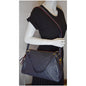 LOUIS VUITTON Ponthieu PM Empreinte Leather Shoulder Bag Blue