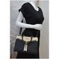 LOUIS VUITTON Sully PM Monogram Empreinte Leather Shoulder Bag Black