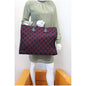 GUCCI GG Wool Tote Shoulder Bag Blue/Red 598169