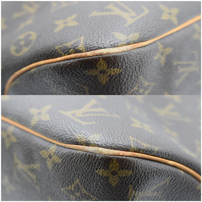 LOUIS VUITTON Delightful MM Monogram Canvas Shoulder Bag Brown