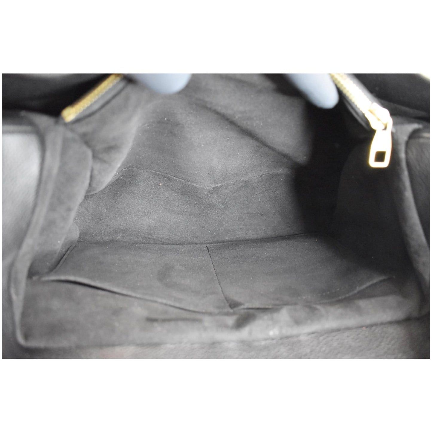LOUIS VUITTON Olympe Monogram Canvas Satchel Shoulder Bag Black