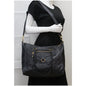 LOUIS VUITTON Lumineuse PM Monogram Empreinte Leather Shoulder Bag Black