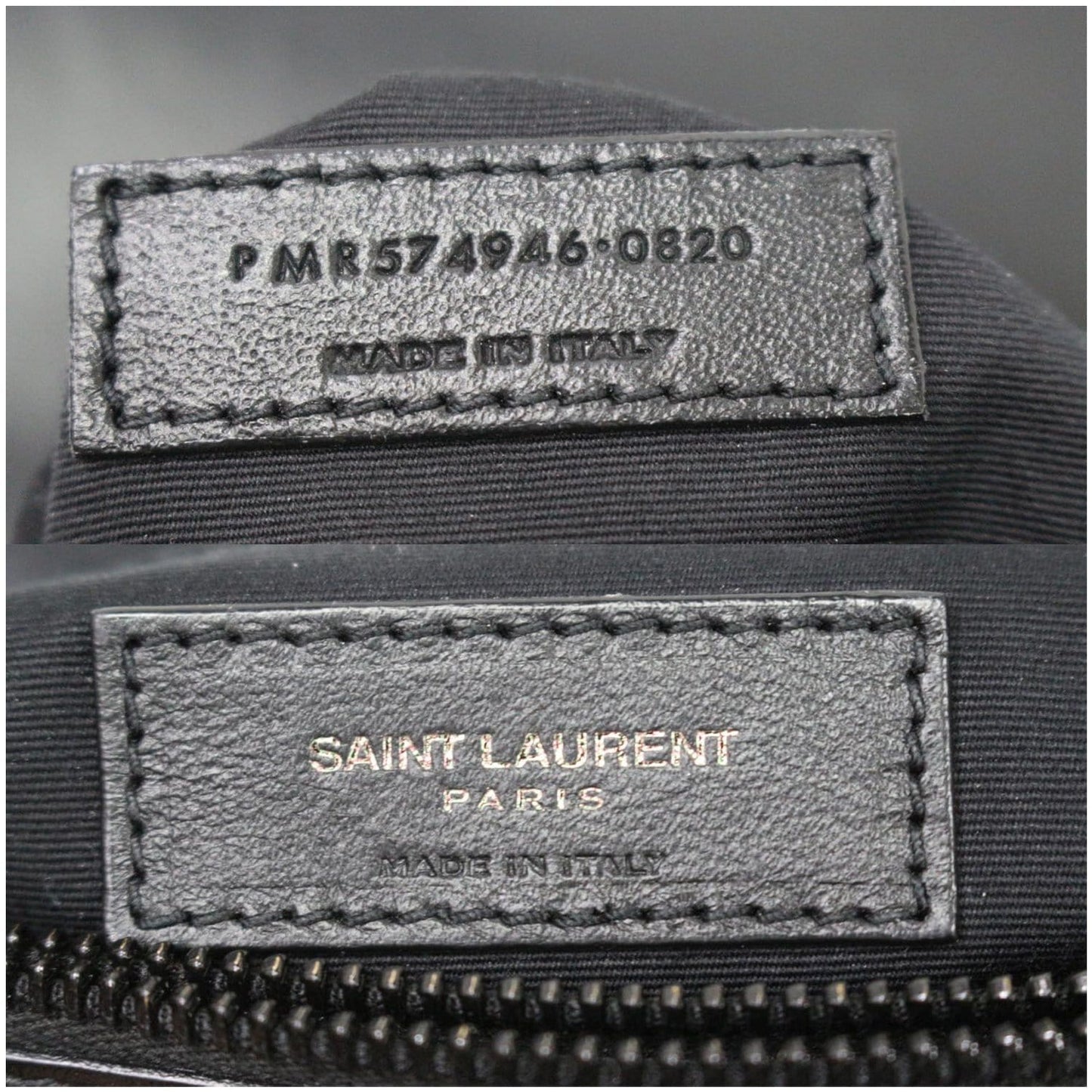YVES SAINT LAURENT Medium Loulou Matelasse Leather Chain Shoulder Bag Black