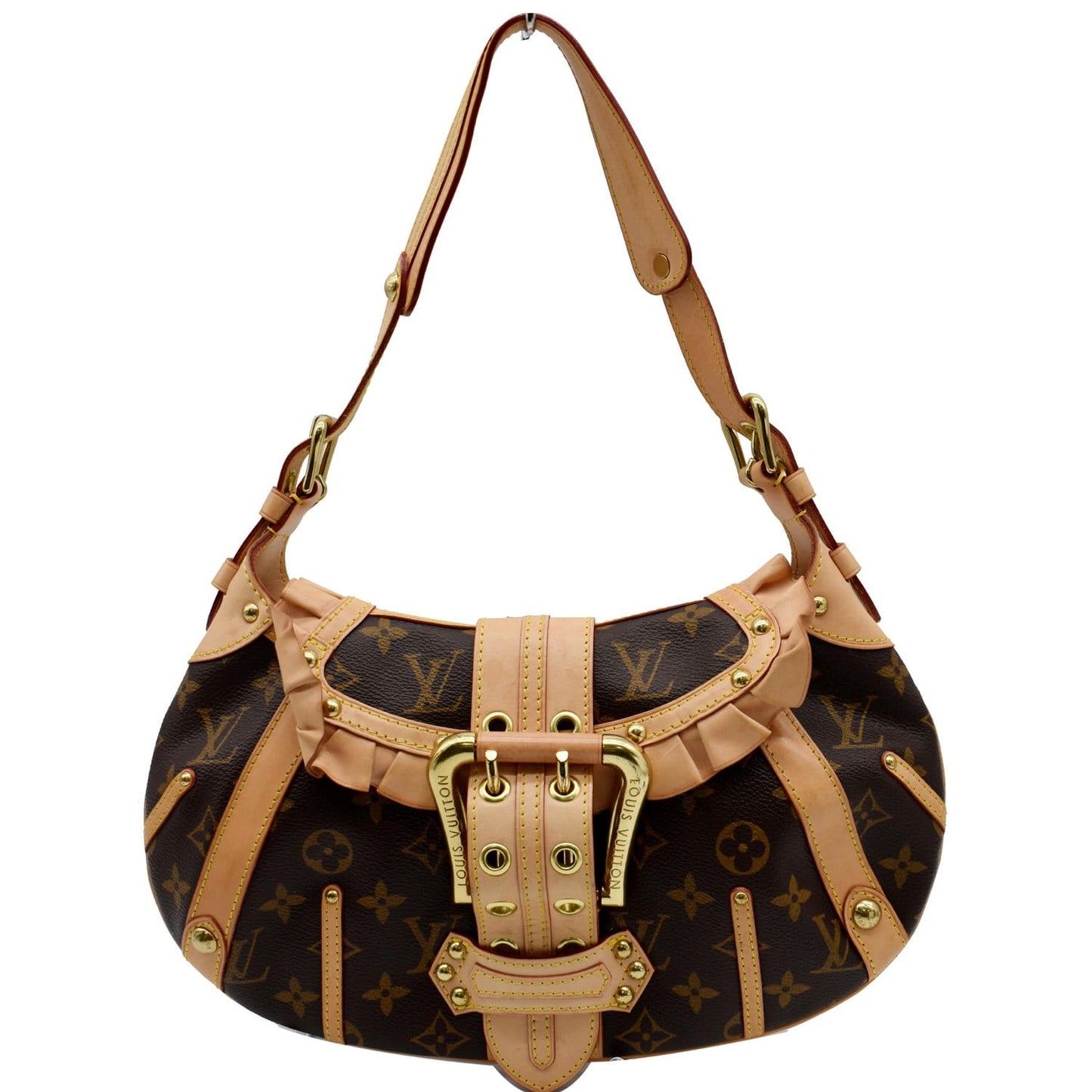 LOUIS VUITTON Leonor Limited Edition Monogram Canvas Shoulder Bag Brown