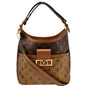 LOUIS VUITTON Dauphine PM Monogram Reverse Canvas Hobo Shoulder Bag Brown