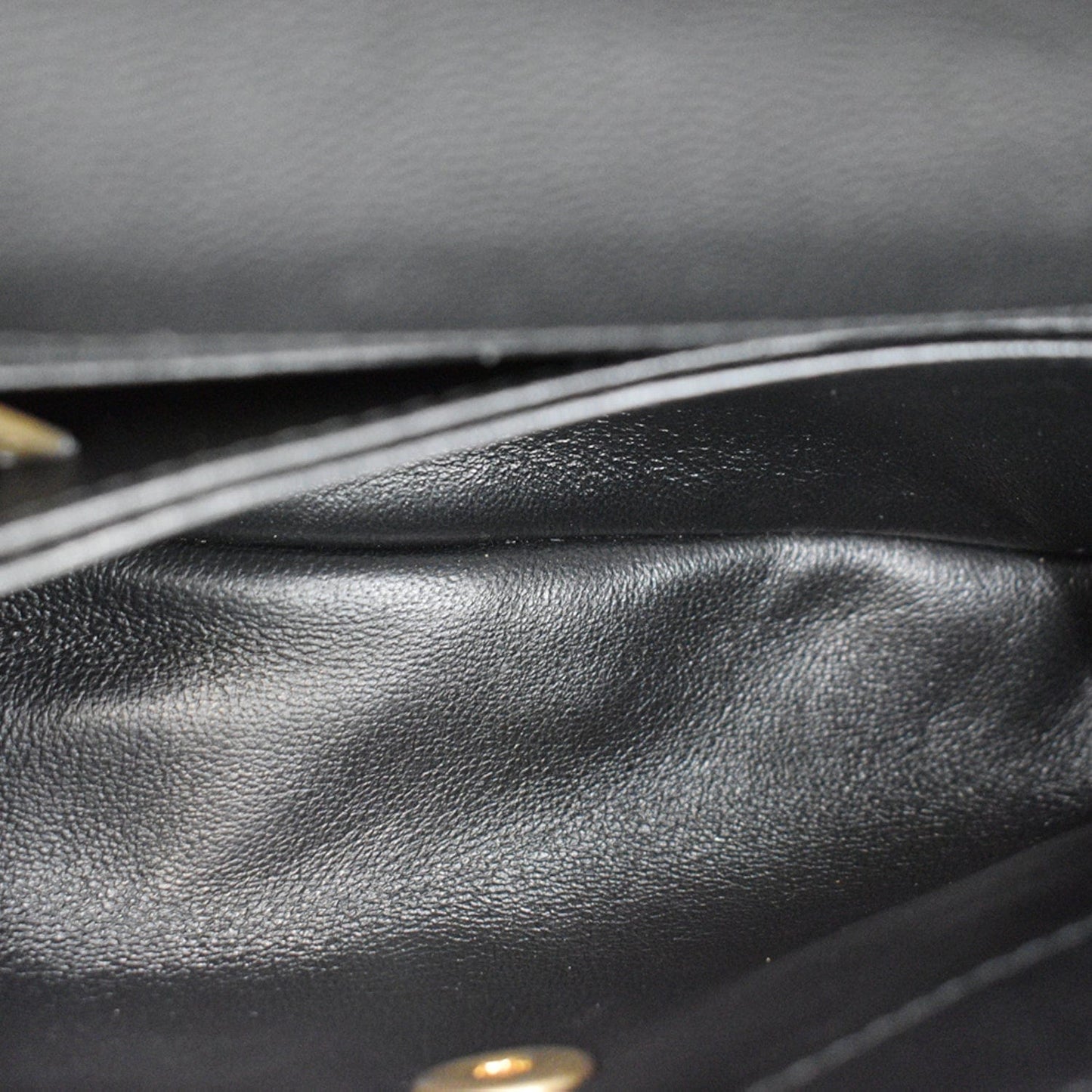 CHANEL Coco Mini Top Lizard Handle Caviar Leather Shoulder Bag Black
